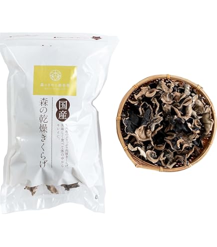 Amazon.co.jp: 乾燥きくらげ 国産 100g 【群馬県産 栄養豊富な自然食品